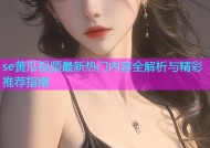se黄瓜视频最新热门内容全解析与精彩推荐指南