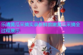 乐清黄瓜采摘实录新鲜脆嫩黄瓜采摘全过程展示
