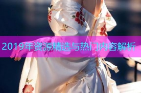 2019年资源精选与热门内容解析