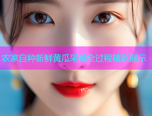 农家自种新鲜黄瓜采摘全过程精彩展示  第1张