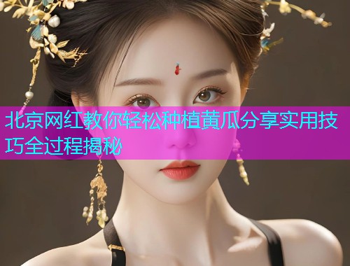 北京网红教你轻松种植黄瓜分享实用技巧全过程揭秘  第1张